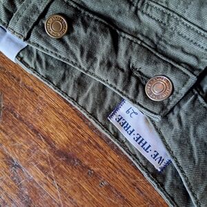 We The Free Olive Green Jeans